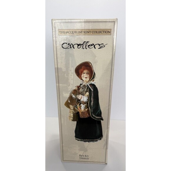 Vtg 2003 Jacqueline Kent Collection Carollers in Box BECKY 344532 Shopping COD - Picture 1 of 5